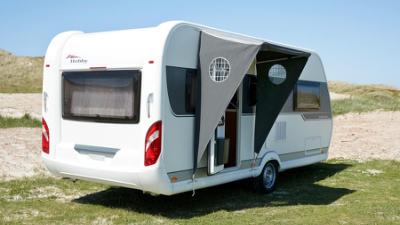 Deurmarkies voor caravan zwart